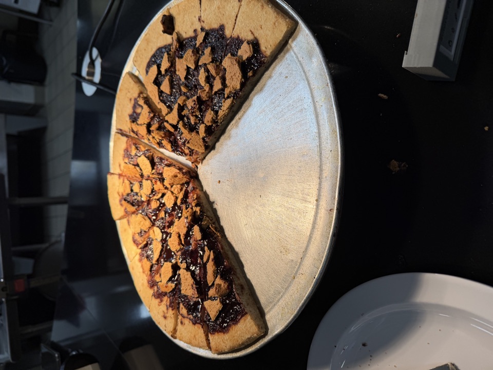 PB&J Dessert Pizza
